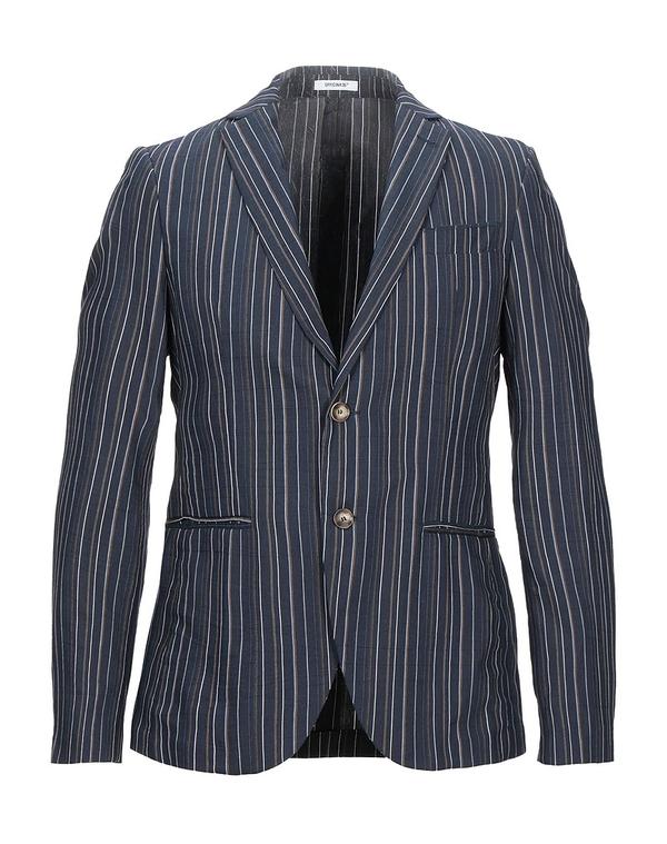 オフィシナ 36 メンズ アウター ジャケット・ブルゾン OFFICINA 36 テーラードジャケット Midnight Blue ブルー