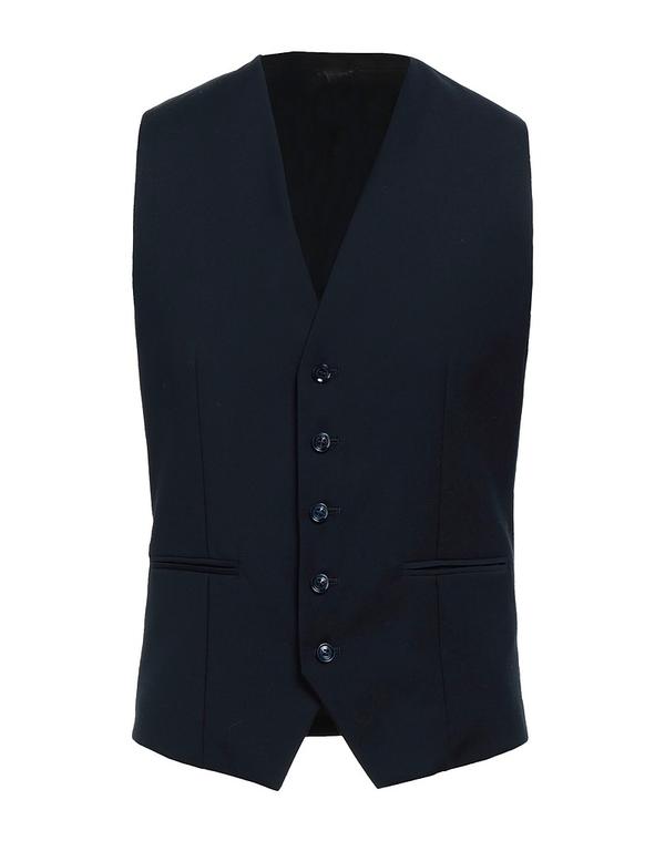 グレイ ダニエレ アレッサンドリー二 メンズ トップス ベスト GREY DANIELE ALESSANDRINI ジレ Midnight Blue ブルー
