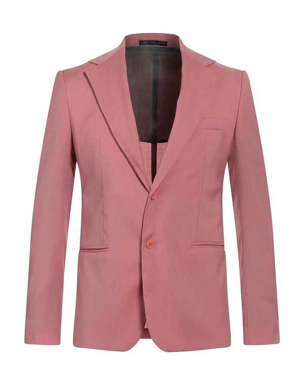 ロウブランド メンズ アウター ジャケット・ブルゾン LOW BRAND テーラードジャケット Salmon Pink ピンク