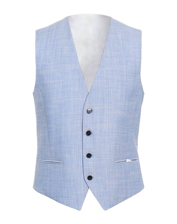 フューゴ メンズ トップス ベスト HUGO ジレ Light Blue ブルー