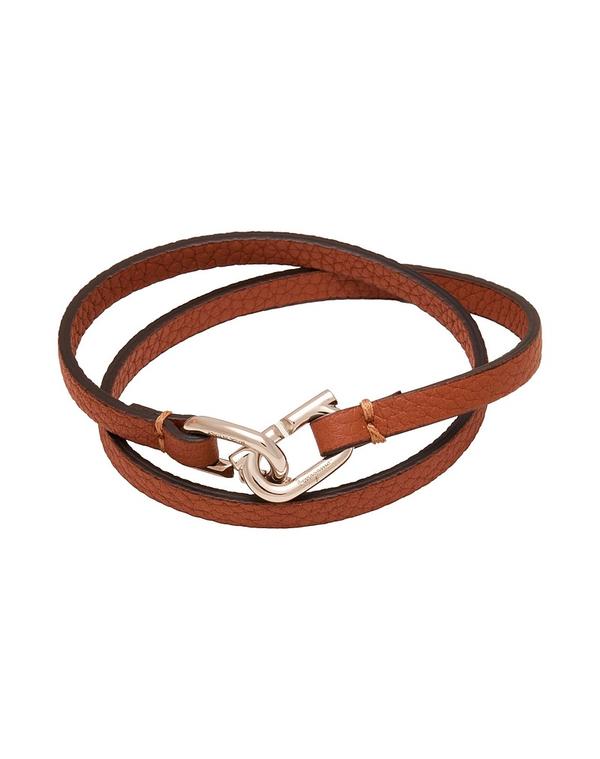 フェラガモ メンズ 付属物 ブレスレット・バングル・アンクレット FERRAGAMO 腕輪 Brown 赤銅色