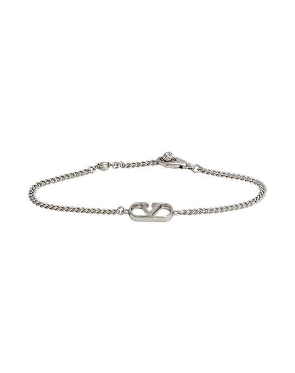 ヴァレンティノ メンズ 添え物 ブレスレット・バングル・アンクレット VALENTINO GARAVANI 腕輪 Silver しろがね色