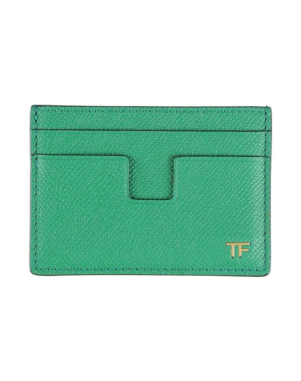 トム・ジェラルド・r・フォード メンズ 付属物 金入れ 歌留多容れもの TOM FORD Green 緑であること