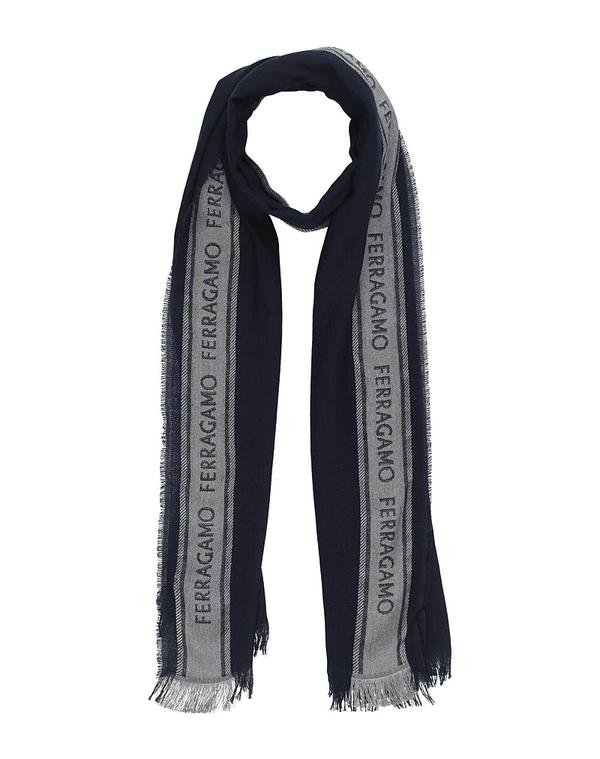 フェラガモ メンズ 付属物 えり巻き・袈裟・えり巻き えり巻き\u0026えり巻き FERRAGAMO \u0026 Midnight Blue 青碧