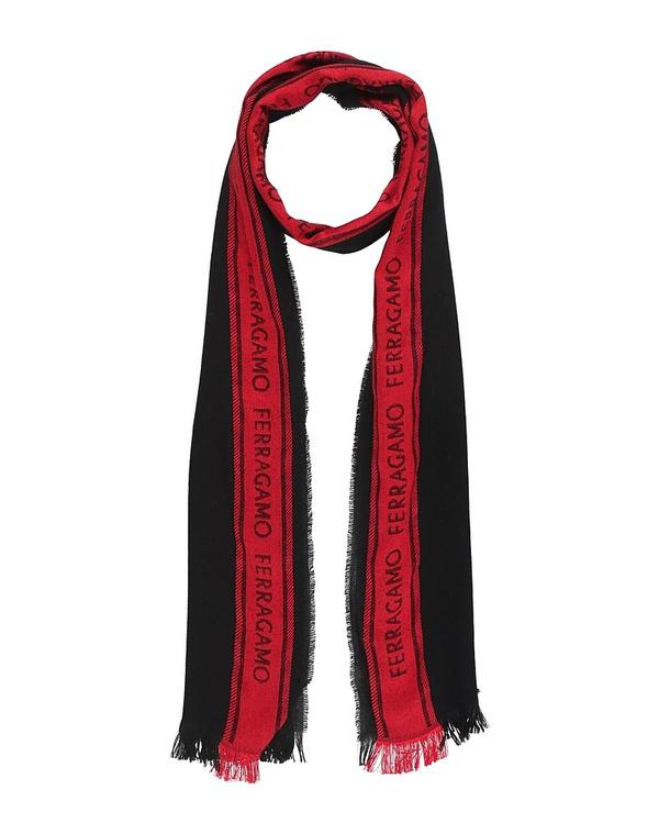 フェラガモ メンズ 付属物 えり巻き・袈裟・えり巻き えり巻き\u0026えり巻き FERRAGAMO \u0026 Black 黒いこと