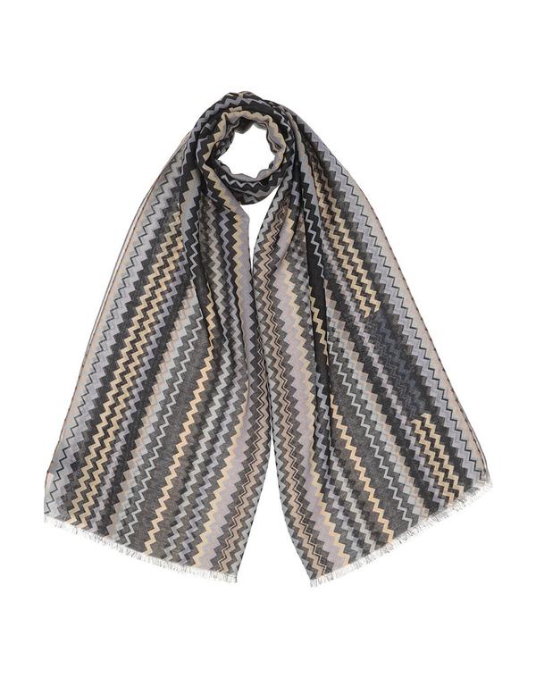 ミッソーニ メンズ 付属物 えり巻き・袈裟・えり巻き えり巻き\u0026えり巻き MISSONI \u0026 Black 黒いこと