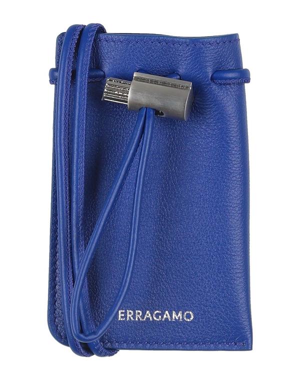 フェラガモ メンズ 佩び物 札入れ 歌留多入れもの FERRAGAMO Blue 青色