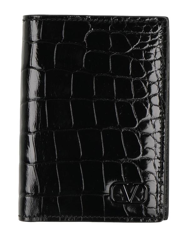 ヴァレンティノ メンズ 付属品 紙入れ 歌留多入れもの VALENTINO GARAVANI Black 黒いこと