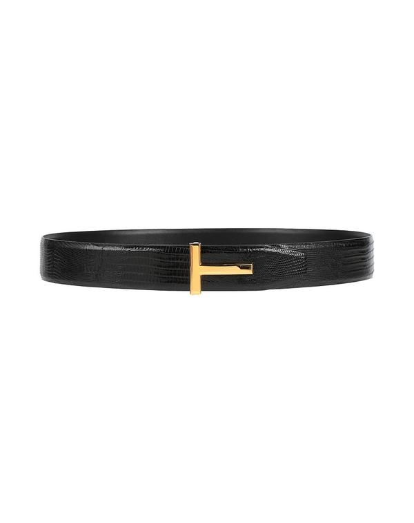 トム・ジェラルド・r・フォード メンズ 添え物 三尺帯 TOM FORD Black 黒いこと