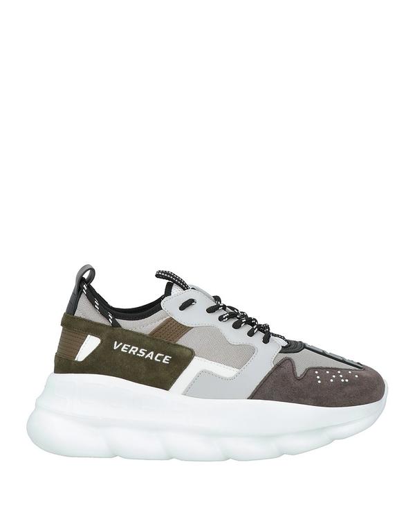 ヴェルサーチ メンズ シューズ スニーカー VERSACE Gray グレー|ReVida 店