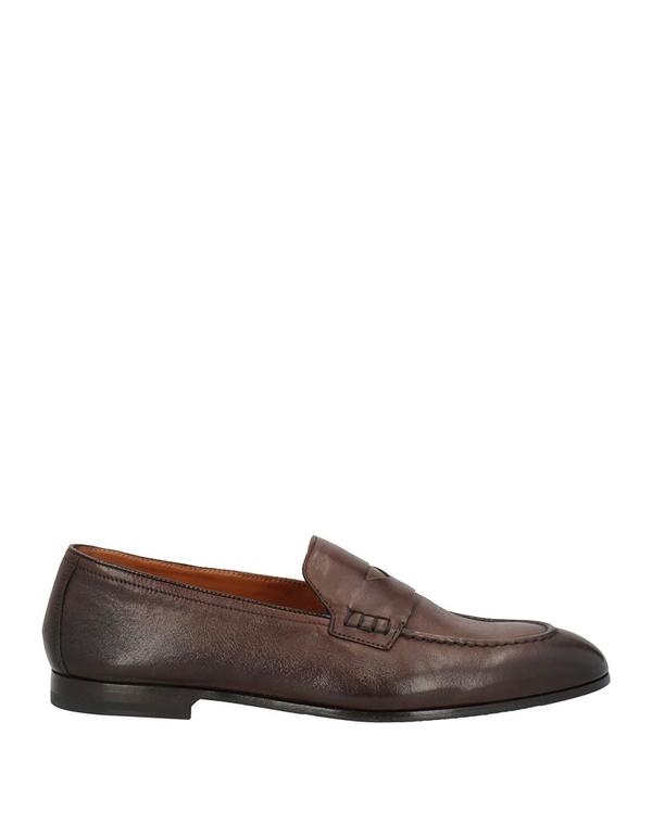 ドンカルズ メンズ シューズ スリッポン・ローファー モカシン DOUCAL\u0027S Dark Brown 赤銅色