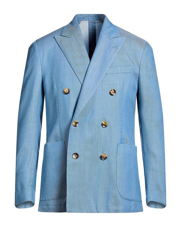 ラルディーニ メンズ アウター 上衣・上衣 テーラードジャケット LARDINI Blue Gray 薄墨色 メンズファッション-コート・ジャケット