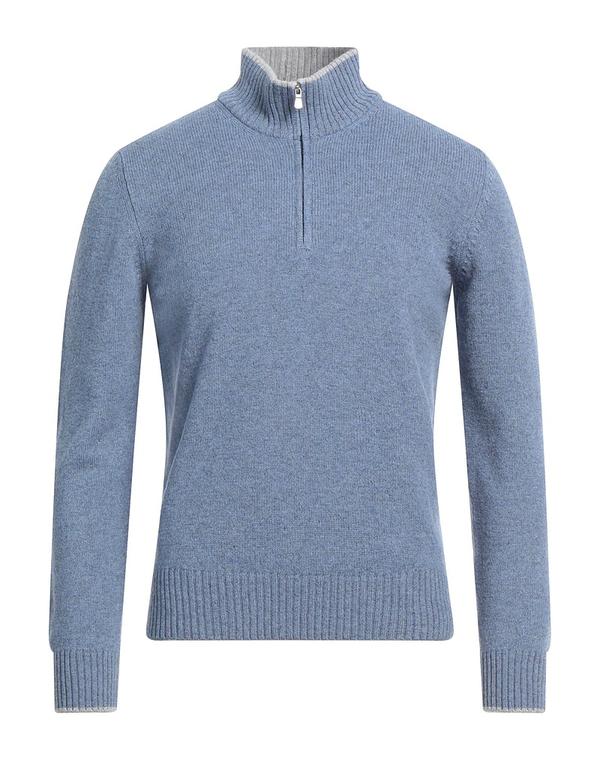 グランサッソ メンズ アウター ニット・セータートルネック GRAN SASSO Blue Gray グレー