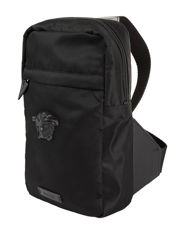 ヴェルサーチ メンズ 御徒面子 酉の方角合切袋 VERSACE Black 黒いこと