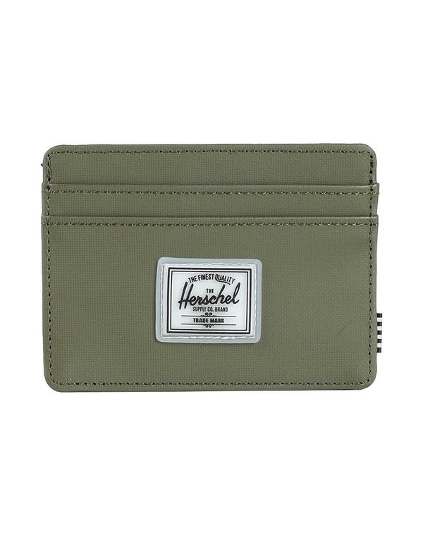 ハーシェルサプライ メンズ 付属品 紙入れ 歌留多入れもの HERSCHEL SUPPLY CO. Military Green 緑であること