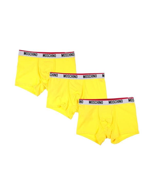 モスキーノ メンズ アンダー御召しもの さる股引き MOSCHINO Yellow 黄色
