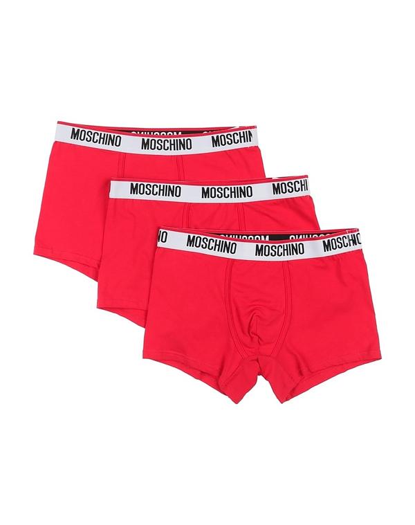 モスキーノ メンズ アンダー御召しもの さる股引き MOSCHINO Red 赤いこと