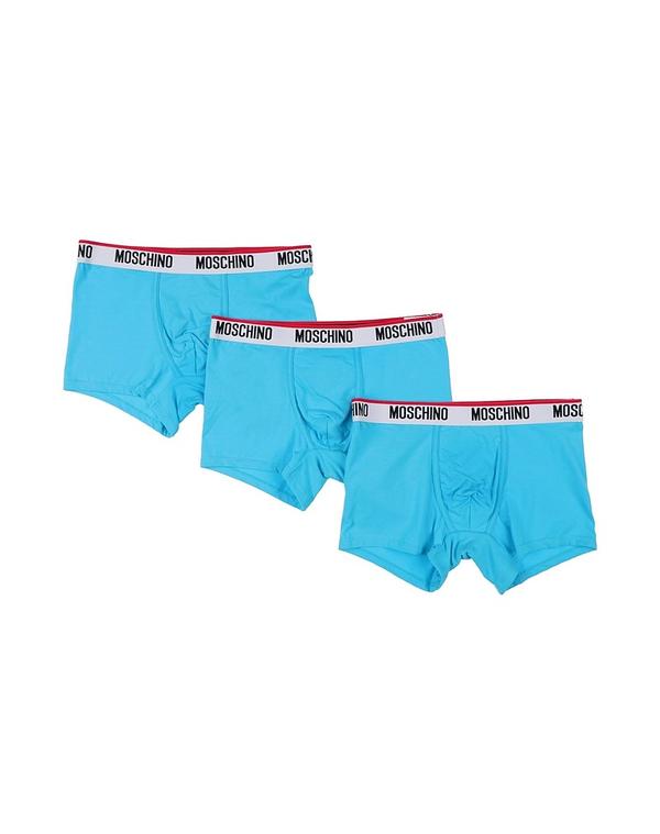 モスキーノ メンズ アンダー御召しもの さる股引き MOSCHINO Turquoise Blue 青碧