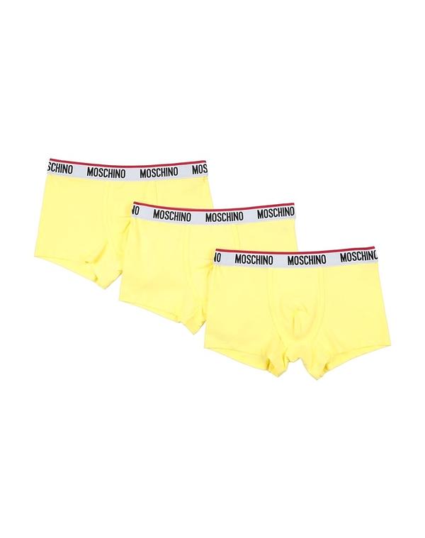 モスキーノ メンズ アンダー御召しもの さる股引き MOSCHINO Pastel Yellow 黄色