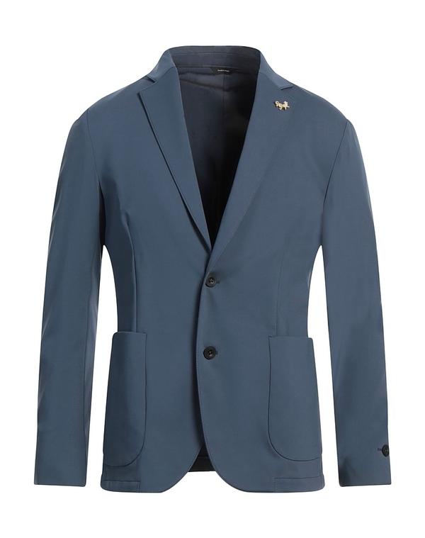 トンボリーニ メンズ アウター ジャケット・ブルゾン テーラードジャケット TOMBOLINI Navy ネイビー