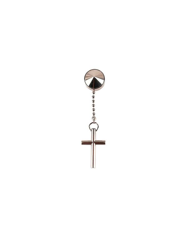 ディースクエアード メンズ 付属品 ピアス・イヤリング イヤーカフ\u0026シングルピアス DSQUARED2 \u0026 Silver しろがね色