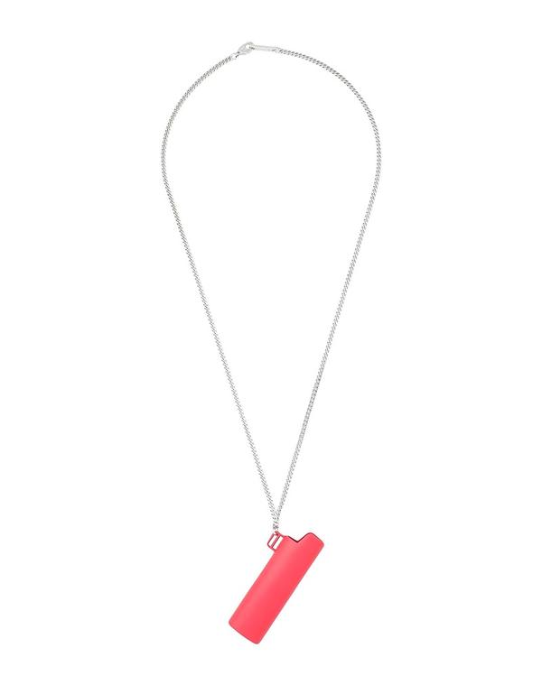 アンブッシュ メンズ 添え物 ネックレス・チョーカー・ペンダントトップ AMBUSH Red 赤いこと