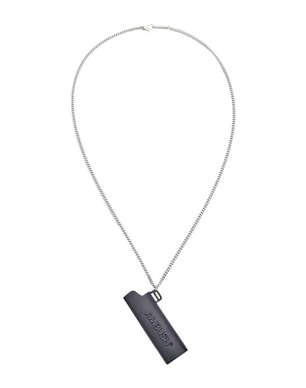 アンブッシュ メンズ 添え物 ネックレス・チョーカー・ペンダントトップ AMBUSH Black 黒いこと