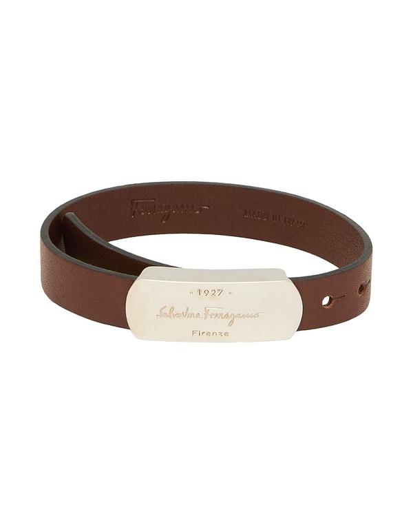 フェラガモ メンズ 付属物 ブレスレット・バングル・アンクレット FERRAGAMO Dark Brown 赤銅色 ブレスレット-メンズジュエリー・アクセサリー