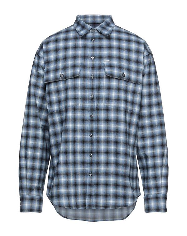 ディースクエアード メンズ トップス プルオーバー DSQUARED2 Blue 青色 カジュアルシャツ-トップス