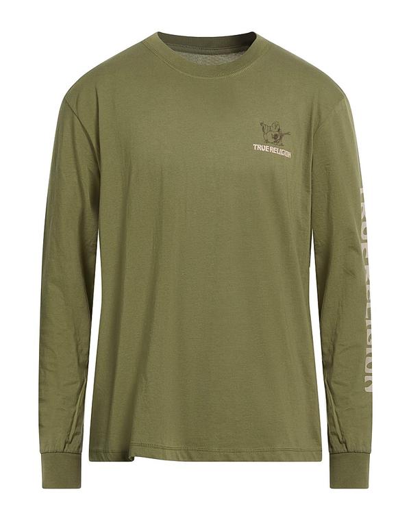 トゥルーレリジョン メンズ トップス Tシャツ TRUE RELIGION Military Green グリーン|ReVida 店