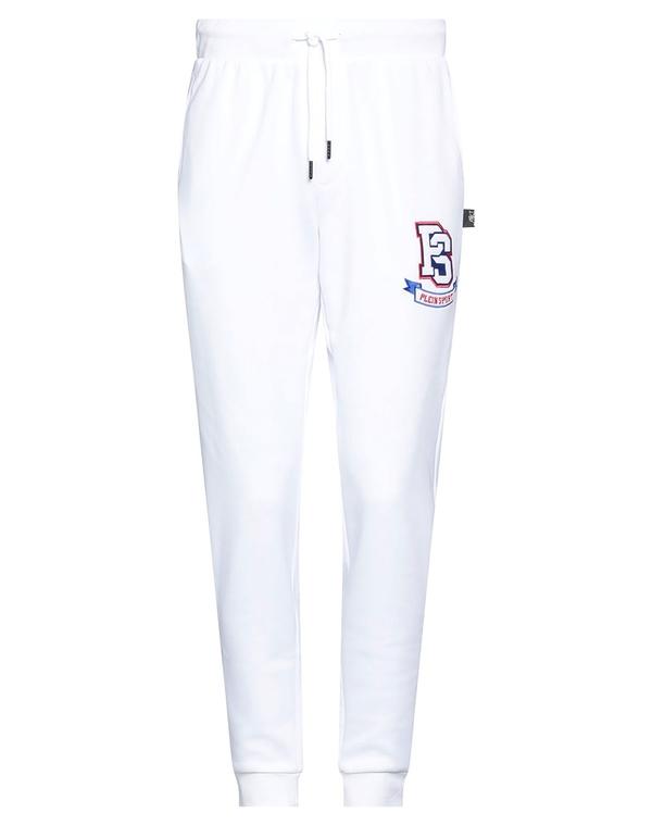 飾り気の無い 運動競技 メンズ ボトムス 心地好いズボン下 PLEIN SPORT White 白いこと メンズファッション-ズボン・パンツ