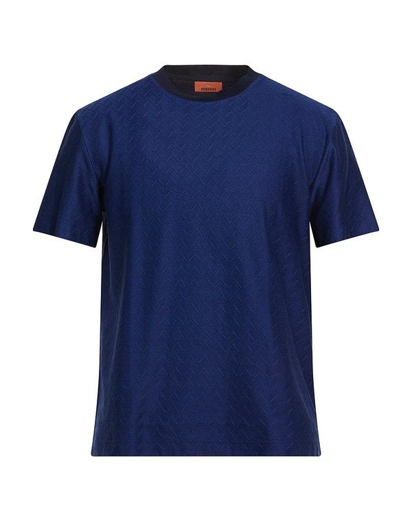 ミッソーニ メンズ トップス Tシャツ MISSONI Navy ネイビー|ReVida 店