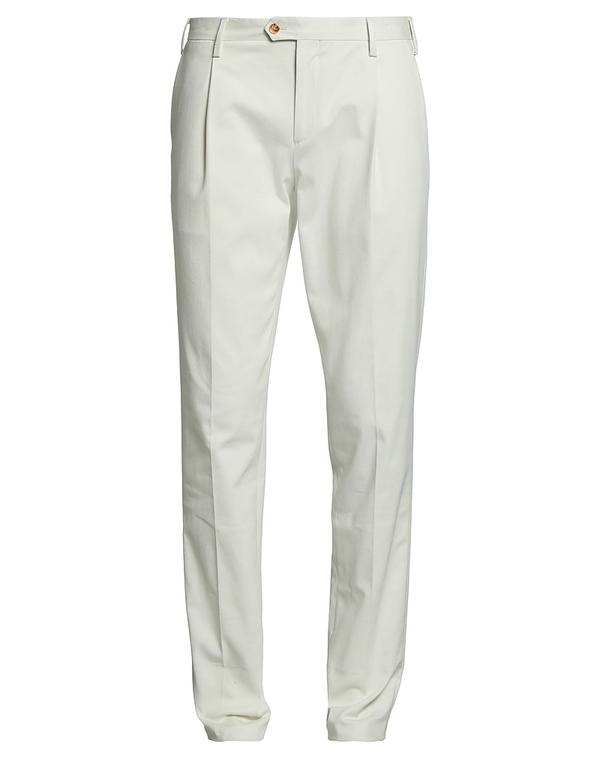 ラルディーニ メンズ ボトムス カジュアルパンツ LARDINI チノパンツ Off-White オフホワイト