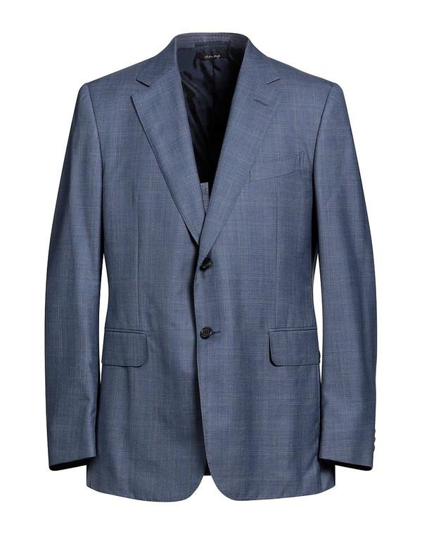 ダンヒル メンズ アウター ジャケット・ブルゾン DUNHILL テーラードジャケット Blue Gray グレー