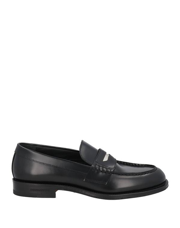 ディースクエアード メンズ シューズ スリッポン・ローファー モカシン DSQUARED2 Black 黒いこと