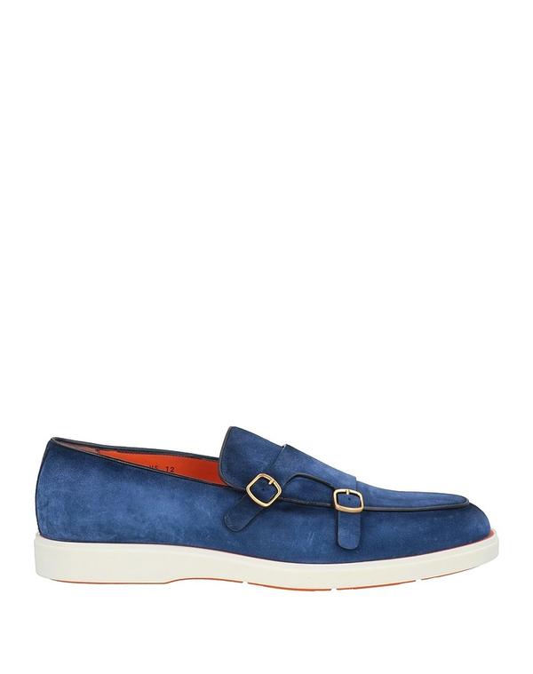 サントーニ メンズ シューズ スリッポン・ローファー モカシン SANTONI Navy 米国海軍