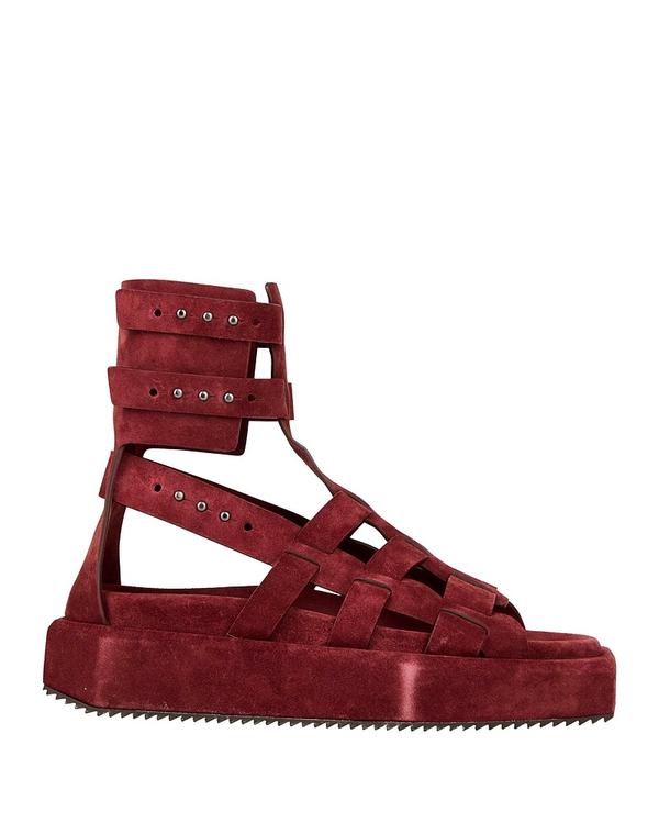 リックオウエンス メンズ シューズ サンダル RICK OWENS Bordeaux|ReVida 店