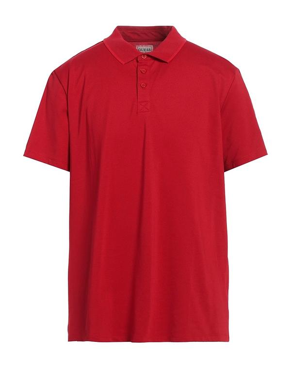 ゲス メンズ トップス スポーツシャツ GUESS Red 赤いこと