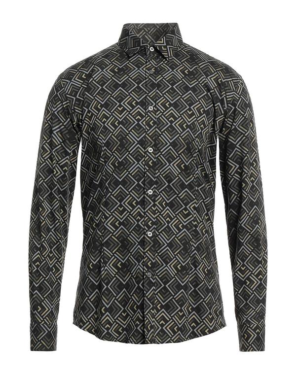 ダニエレ アレッサンドリー二 メンズ トップス プルオーバー DANIELE ALESSANDRINI HOMME Black 黒いこと トップス-カジュアルシャツ-メンズファッション