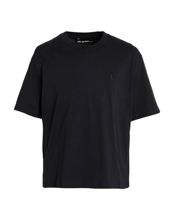 ニールバレット メンズ トップス ティーシャツ NEIL BARRETT Black 黒いこと メンズファッション-Tシャツ・カットソー