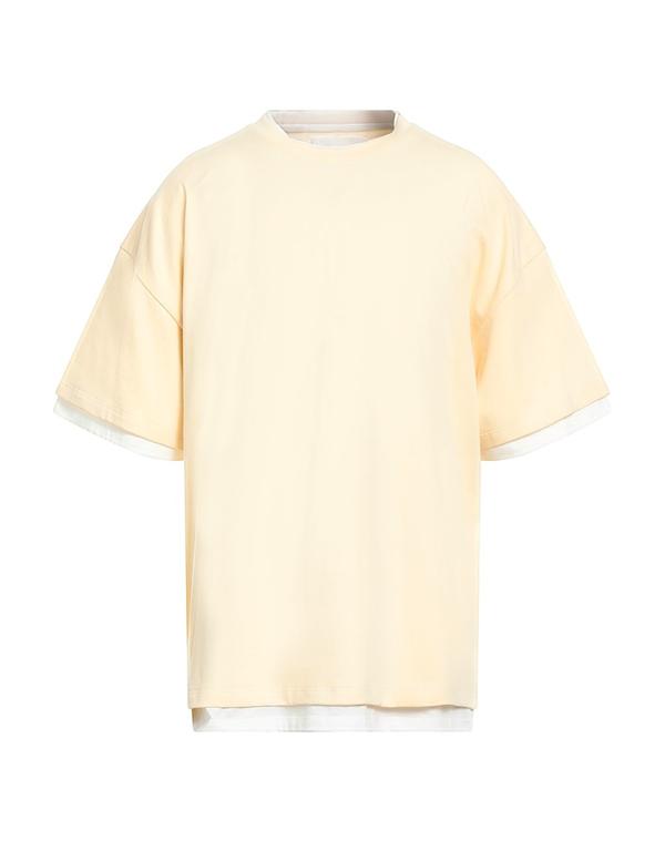 ジル・サンダー メンズ トップス ティーシャツ JIL SANDER Off White 象牙色 Tシャツ・カットソー-メンズファッション