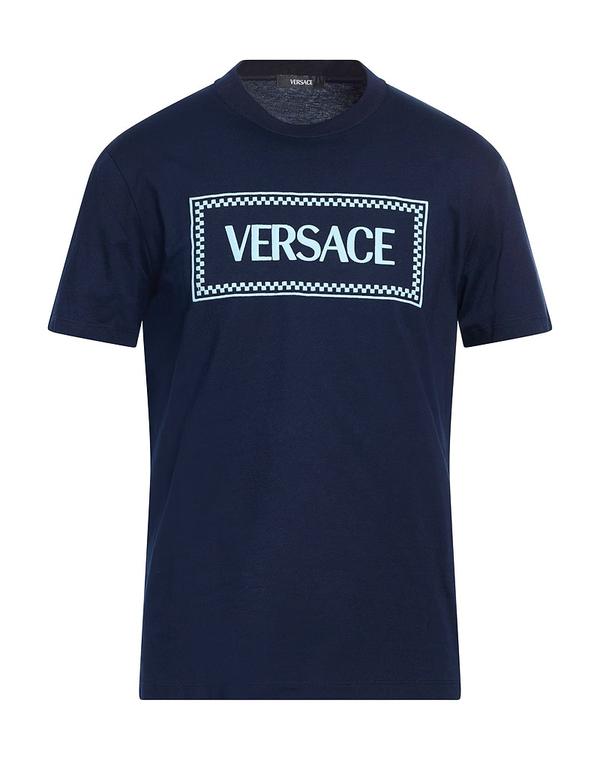 ヴェルサーチ メンズ トップス ティーシャツ VERSACE Midnight Blue 青色 Tシャツ・カットソー-トップス