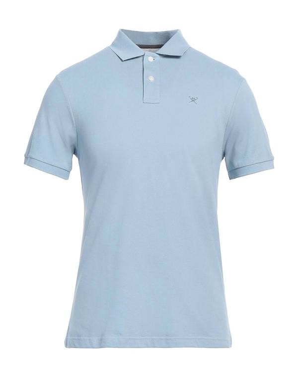 ハケット メンズ トップス ポロシャツ HACKETT Sky Blue ブルー｜ReVida 店