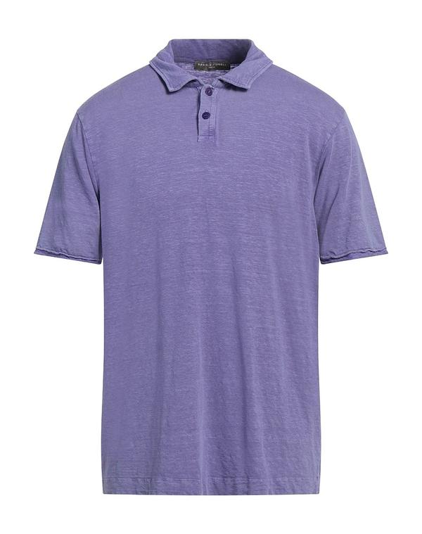ダニエル フィエゾリ メンズ トップス スポーツシャツ DANIELE FIESOLI Purple パープル ポロシャツ-トップス