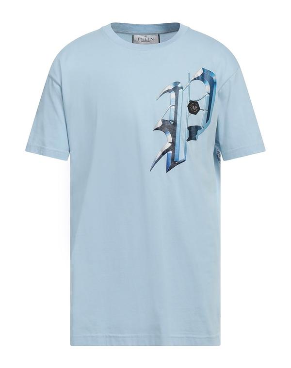 フィリップ飾り気の無い メンズ トップス プルオーバー PHILIPPLEIN Sky Blue 青み