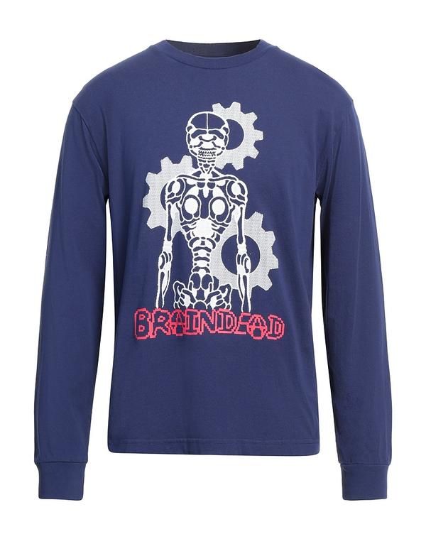 ブレインデッド メンズ トップス Tシャツ BRAIN DEAD Navy ネイビー