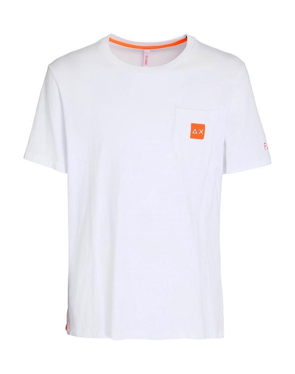 サンシックスティーエイト メンズ トップス Tシャツ SUN 68 White ホワイト