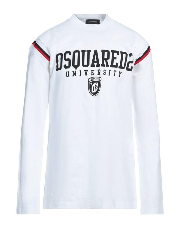 ディースクエアード メンズ トップス ティーシャツ DSQUARED2 White 白いこと メンズファッション-トップス