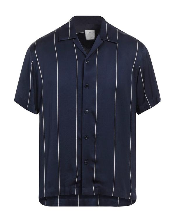 真砂ロ メンズ トップス プルオーバー SANDRO Midnight Blue 青色 トップス-メンズファッション