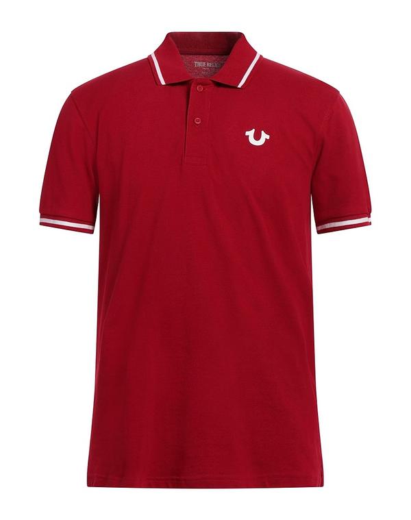 トゥルーレリジョン メンズ トップス スポーツシャツ TRUE RELIGION Red 赤いこと